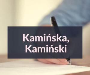 6. Kamińska/Kamiński