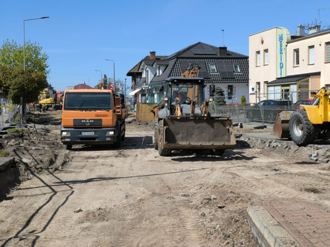 Remont ulicy Święciechowskiej w Lesznie kwiecień 2026
