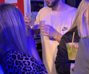 Maciej Pela na imprezie