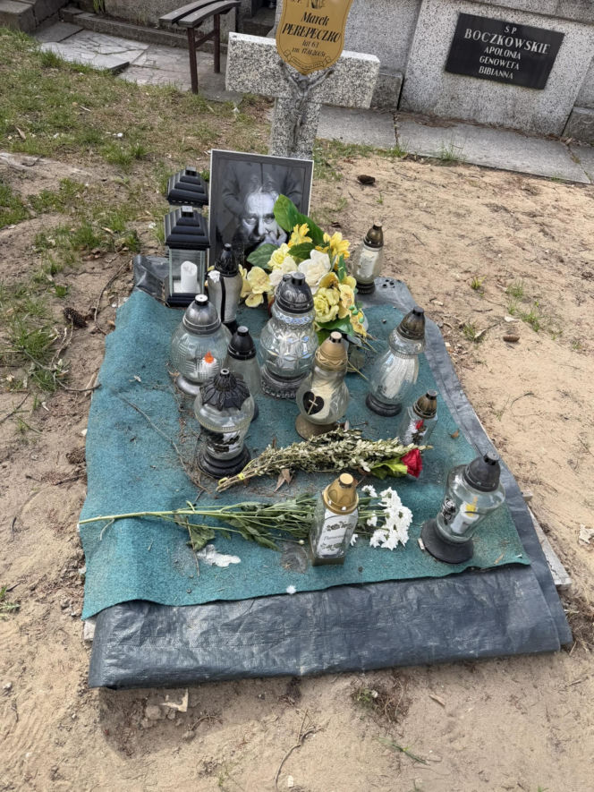 Marek Perepeczko - tak wygląda grób słynnego Janosika