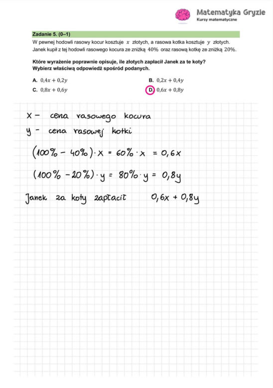 Egzamin ósmoklasisty 2026 matematyka: WSZYSTKIE odpowiedzi do arkusza CKE 12.05.2026