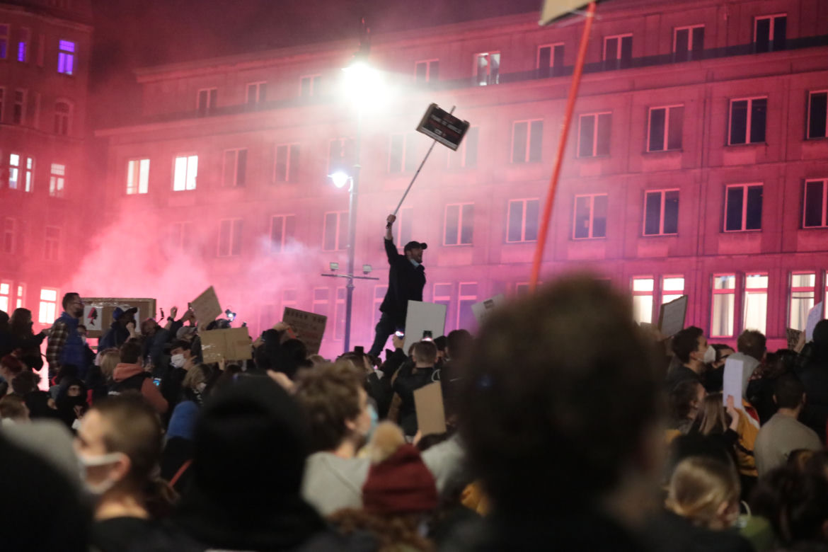 Strajk kobiet w Warszawie
