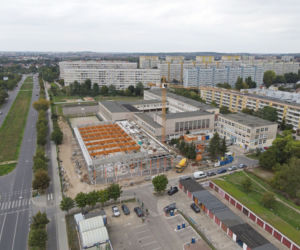 Budowa basenu przy ul. Jodłowej - wrzesień 2020