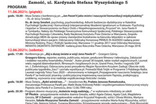 Zamość: Upamiętnią 22. rocznicę wizyty  Jana Pawła II w Zamościu 
