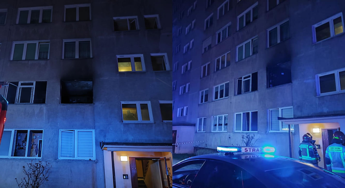 Małżeństwo zginęło w pożarze wieżowca w Tomaszowie Mazowieckim! Ich syn reanimowany [ZDJĘCIA].