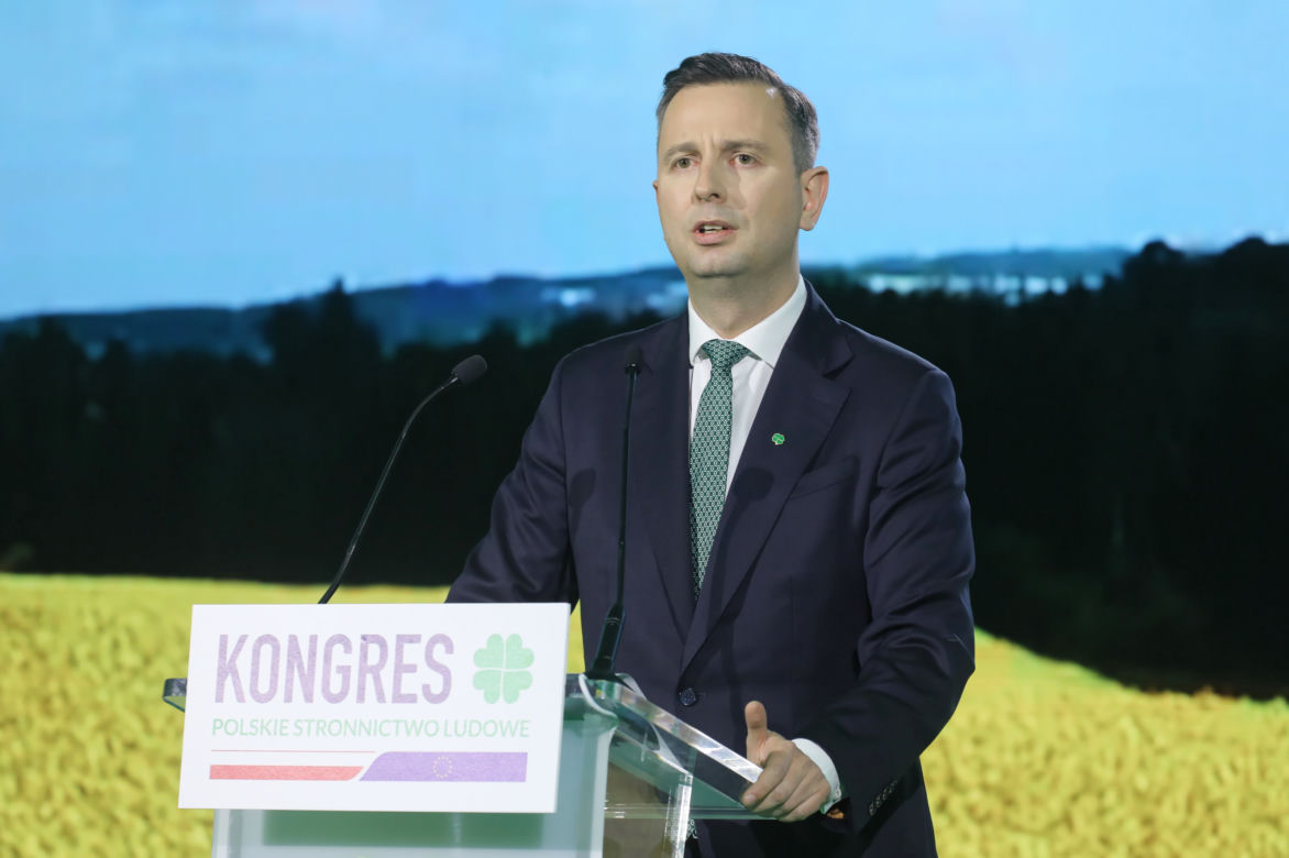 Władysław Kosiniak-Kamysz przemawia na kongresie PSL