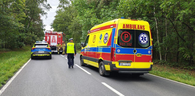 Tragedia na drodze podczas wyprzedzania. Pieszy zginął na miejscu