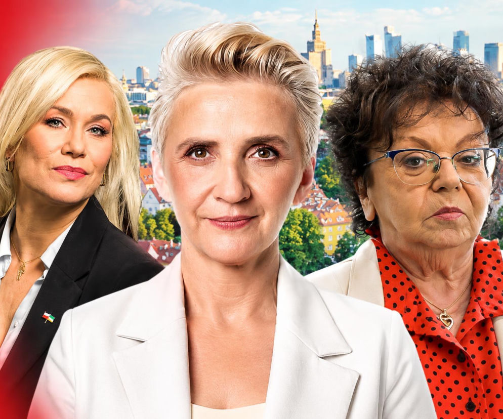 Kamila Biedrzycka i prof. Ewa Pietrzyk-Zieniewicz na tle Warszawy. O sporze wokół TK przeczytasz na SE Polityka.