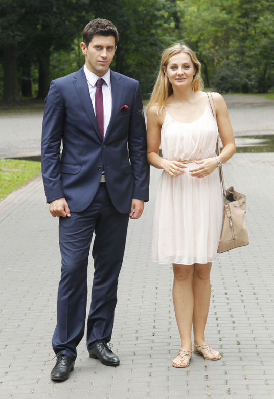 Przyjaciółki 6 sezon. Inga (Małgorzata Socha), Robert (Krzysztof Wieszczek)