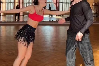 Natsu i Wojciech Kucina na treningu Tańca z Gwiazdami