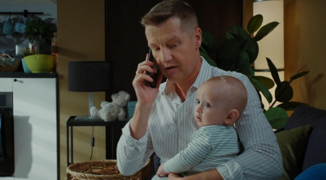 M jak miłość odc. 1901. Antoś (Mark Myronenko), Paweł (Rafał Mroczek)