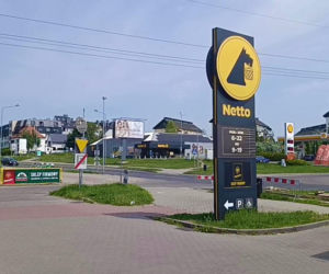 Mur między osiedlami w Szczecinie