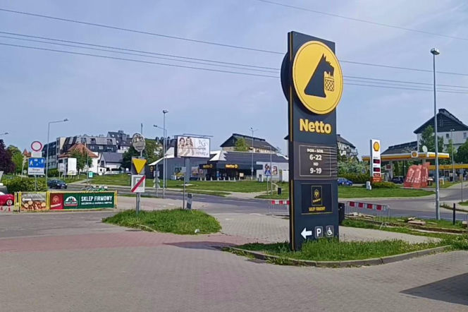 Mur między osiedlami w Szczecinie