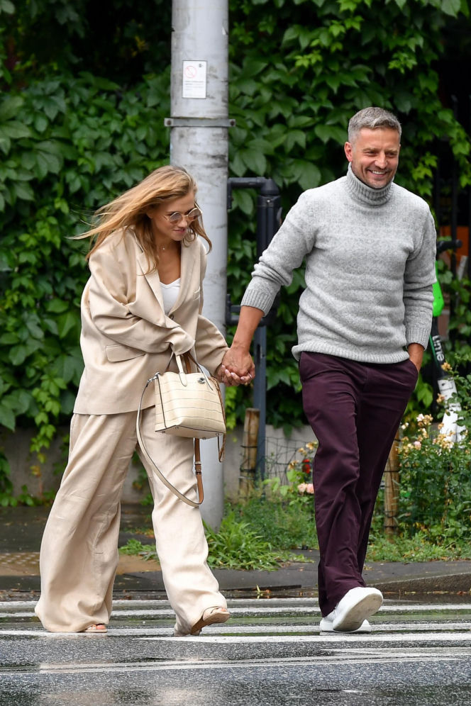 Agnieszka Kaczorowska i Marcin Rogacewicz dziewięć miesięcy i wciąż razem