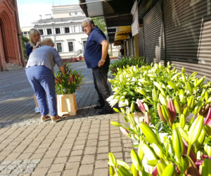 Kwiaciarki wdzięczne za poparcie. Z radości rozdały bydgoszczanom kwiaty!