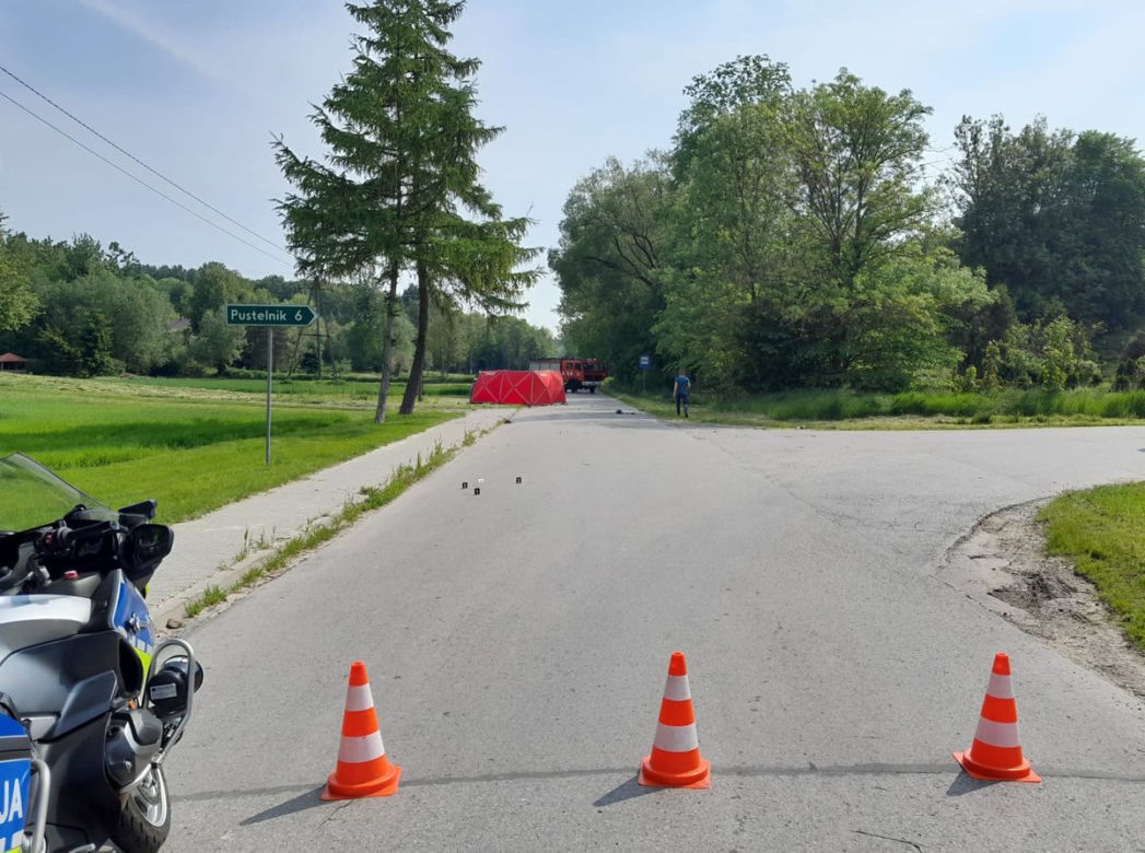 Tragiczny wypadek w pow. lubelskim. Starsze małżeństwo zginęło na miejscu