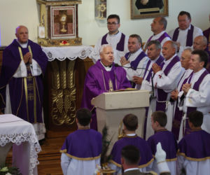 Pogrzeb księdza Stanisława w Grzęsce