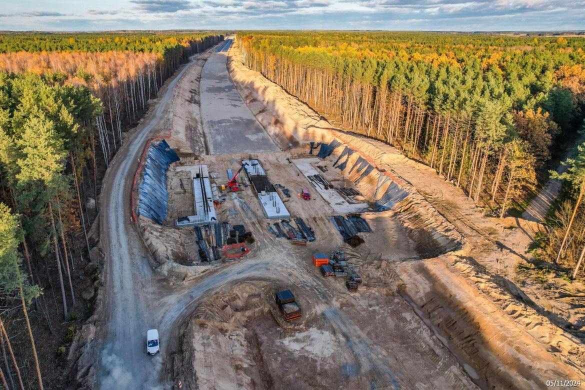 Nowy most na  Bugu w ciągu S19