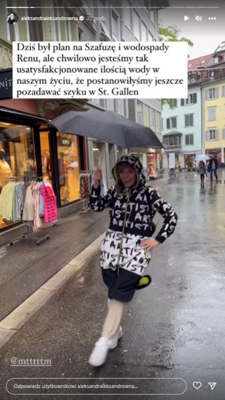 Ola Kwaśniewska w Szwajcarii