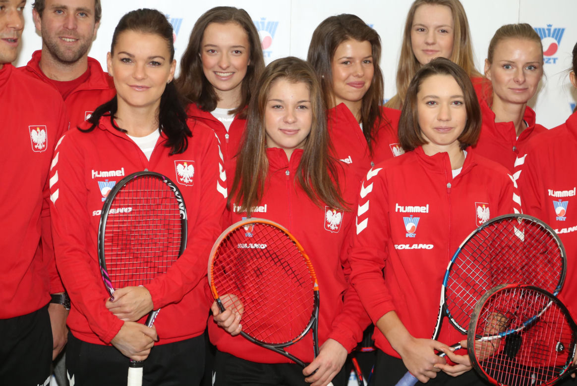 Sesja tenisowej reprezentacji Polski - Agnieszka Radwańska, Iga Świątek, Maja Chwalińska i inni