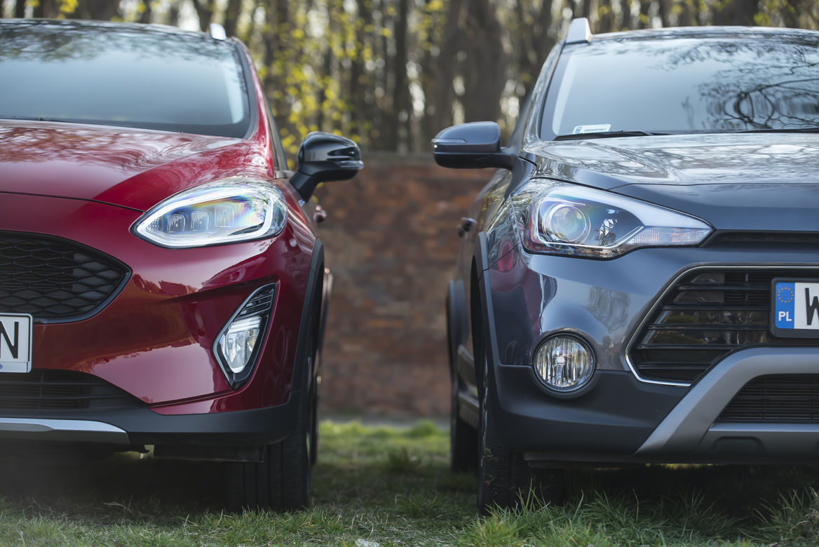 Hyundai i20 Active 1.0 T-GDI 100 KM vs. Ford Fiesta Active 1.5 EcoBlue 120 KM