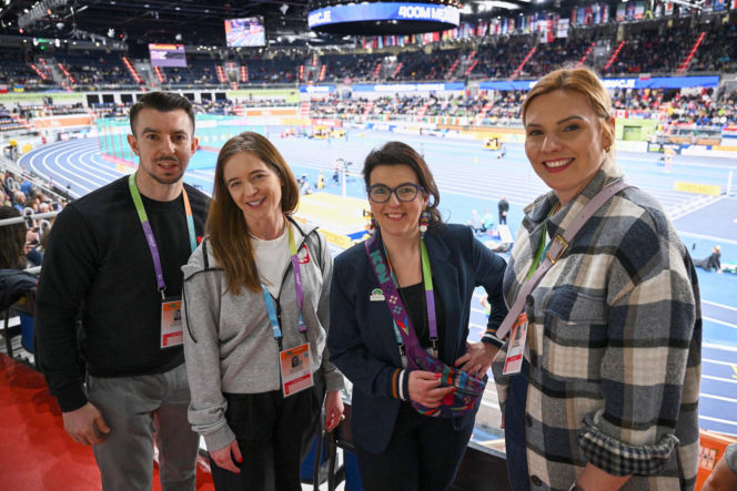 Halowe Mistrzostwa Świata w Lekkoatletyce Kujawy Pomorze 26 w Toruniu. Zdjęcia kibiców i zawodników z 1. dnia imprezy