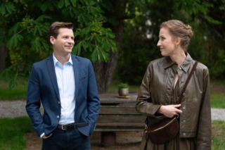 M jak miłość odc. 1894. Natalka (Dominika Suchecka), Adam Karski (Patryk Szwichtenberg)