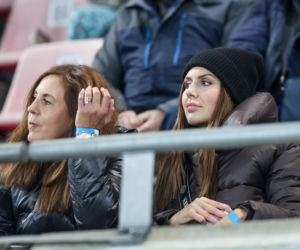 Mecz Piast Gliwice - Legia Warszawa. Kibice na stadionie