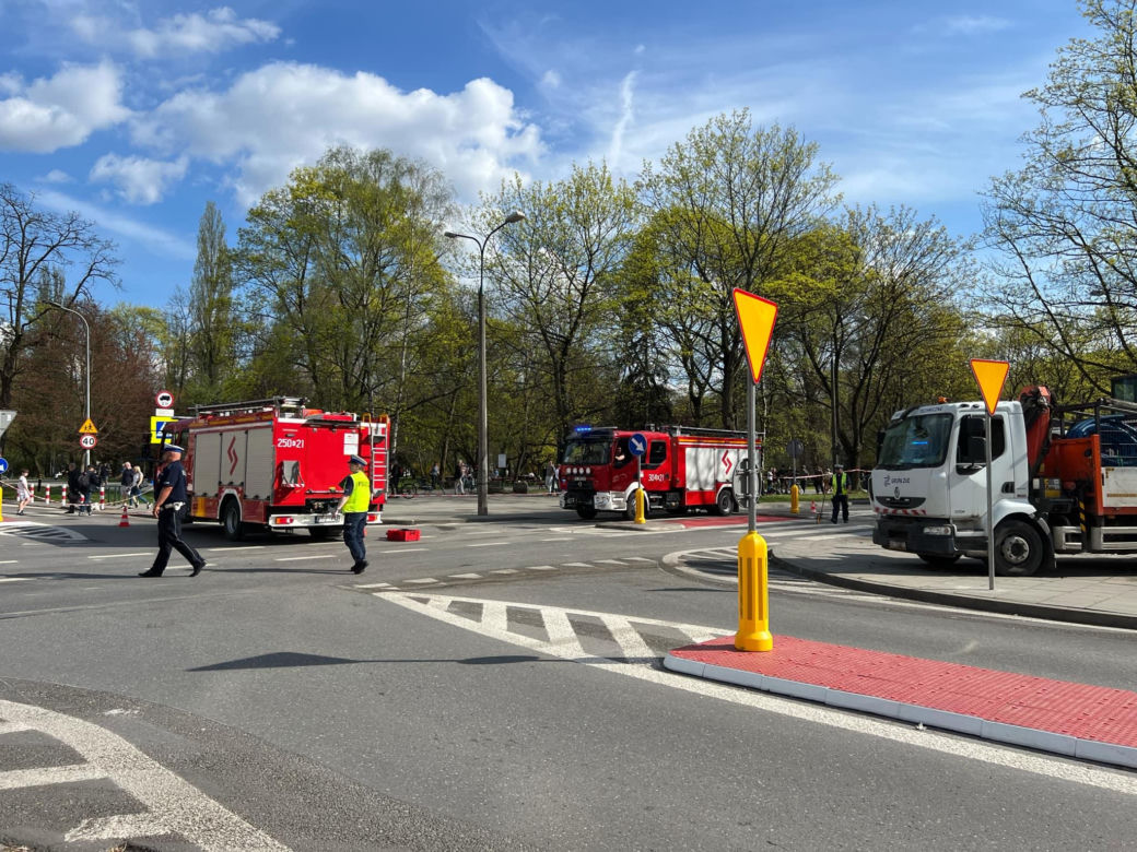 Kraków. Wypadek na os. Zgody