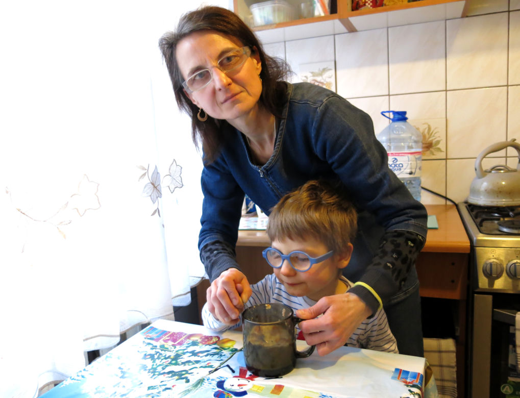 Radek Walczyński (4 l.) i jego mama Anna (40 l.)