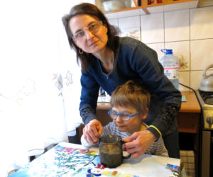 Radek Walczyński (4 l.) i jego mama Anna (40 l.)