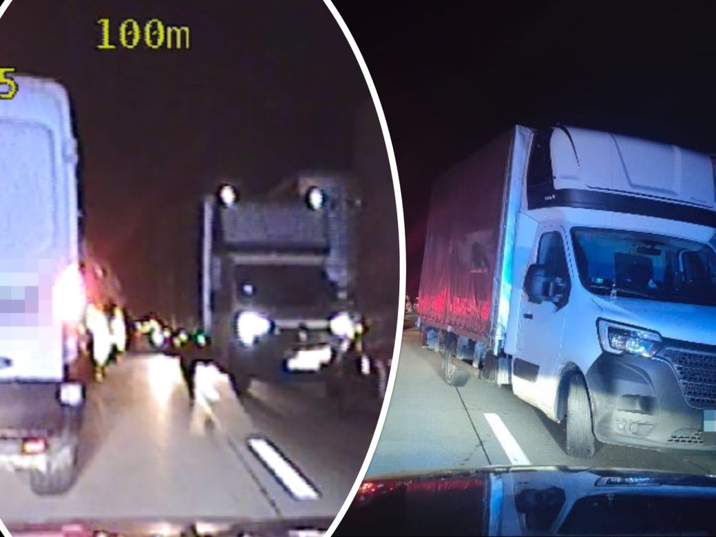 Skrajna głupota kierowców na autostradzie A4