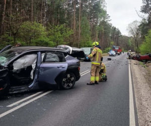 Wypadek na DK-76 w powiecie garwolińskim