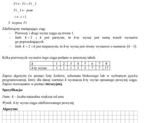 Matura 2012 - informatyka, poziom podstawowy
