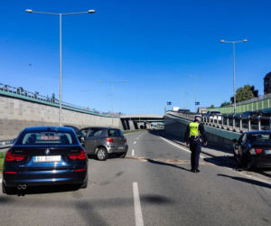 Wypadek na Trasie Niepodległości. Dwie osoby ranne [27.09.21]