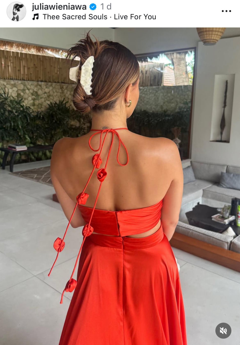 Julia Wieniawa na Bali