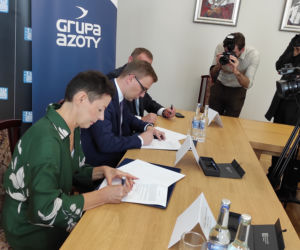Podpisanie nowej umowy o współpracy PWSZ w Tarnowie z Grupą Azoty