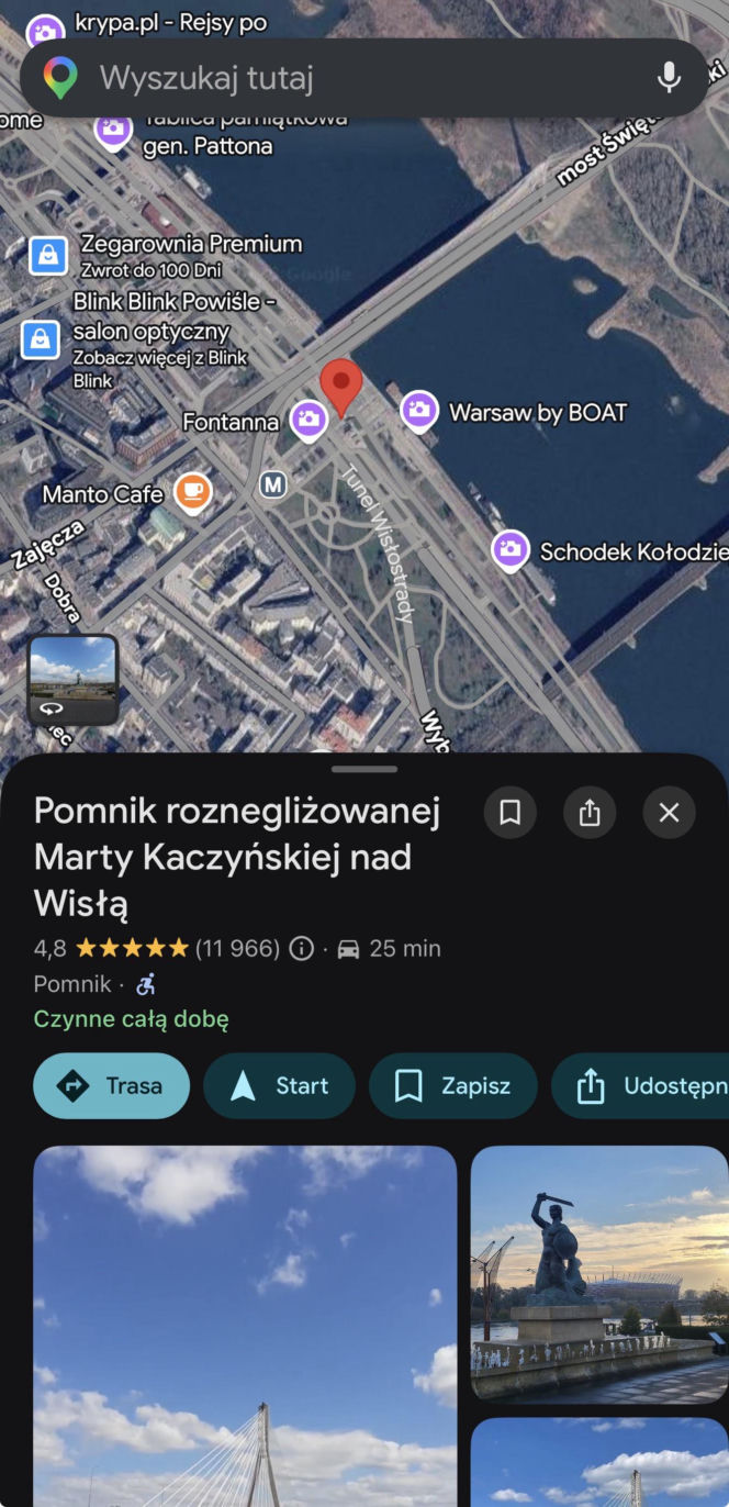 Skandal w Google Maps. Ktoś zmienił nazwy znanych miejsc w Polsce