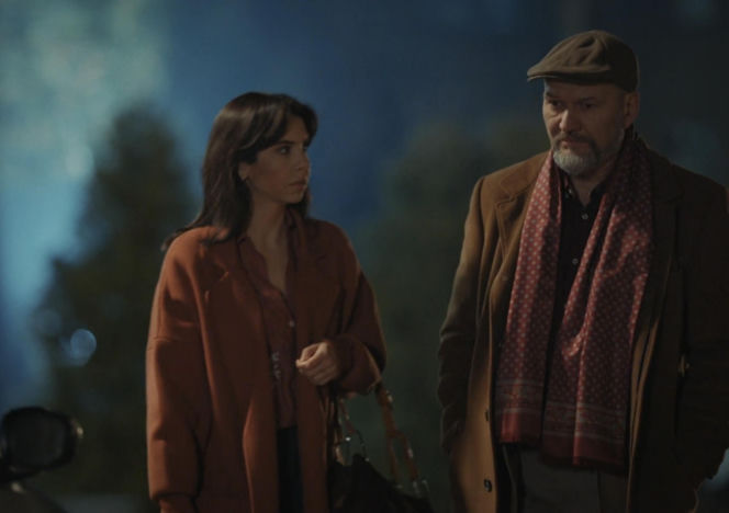 M jak miłość, odcinek 1923. Aneta (Ilona Janyst), Wójcik (Jakub Kornacki)