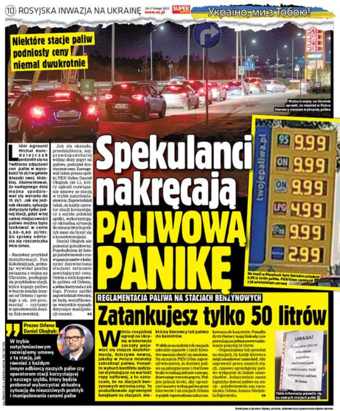 Pierwsze dni wojny w Ukrainie. Tak relacjonowaliśmy je w "Super Expressie"