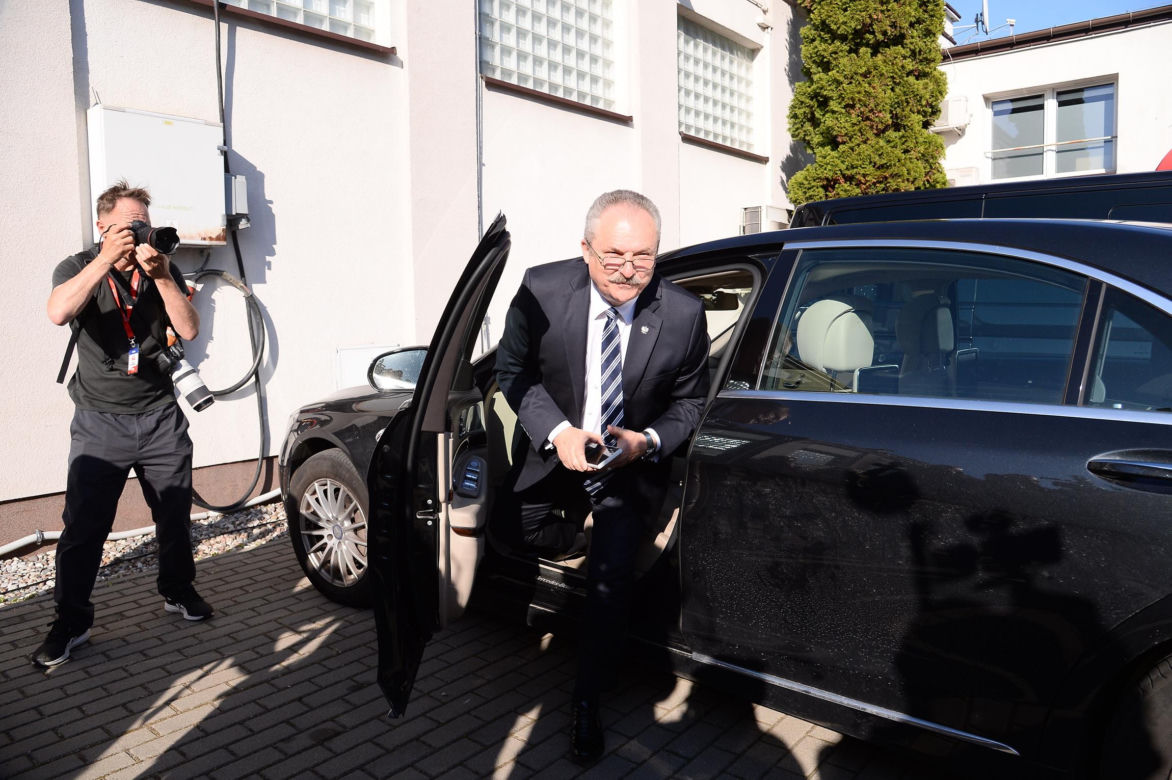 Marek Jakubiak przyjechał na debatę Super Expressu