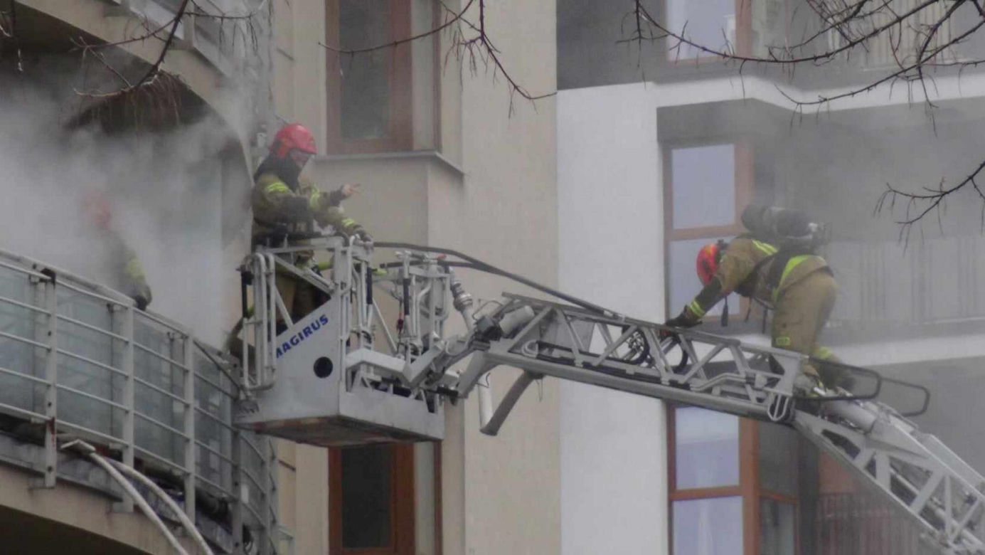  Horror w Wigilię, spłonęło mieszkanie na Bielanach. W środku zwłoki kobiety