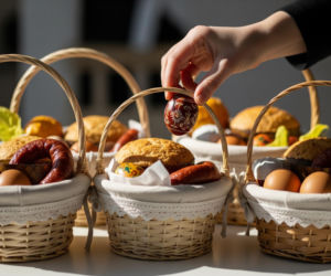 Kasia Tusk i wielkanocna święconka. Jeden szczegół rzuca się w oczy