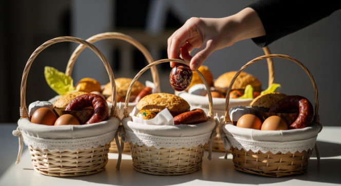 Kasia Tusk i wielkanocna święconka. Jeden szczegół rzuca się w oczy