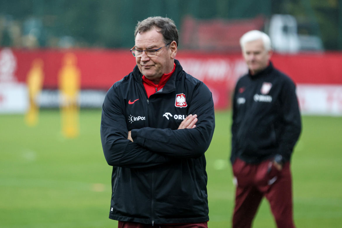 Trening polskich piłkarzy przed meczem z Nową Zelandią i Litwą