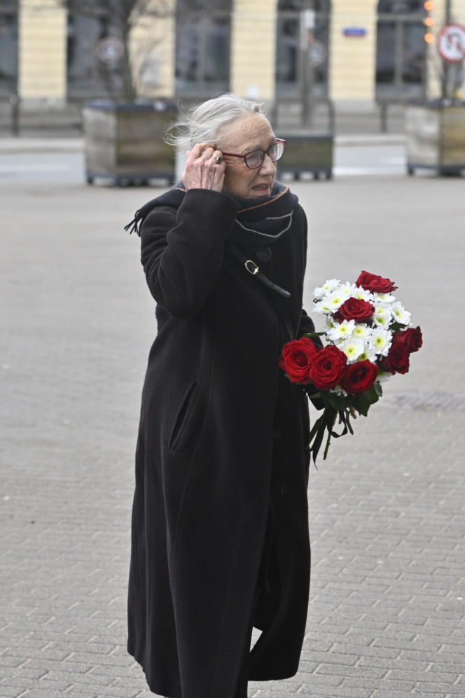  Pogrzeb Edward Linde-Lubaszenko, Maja Komorowska