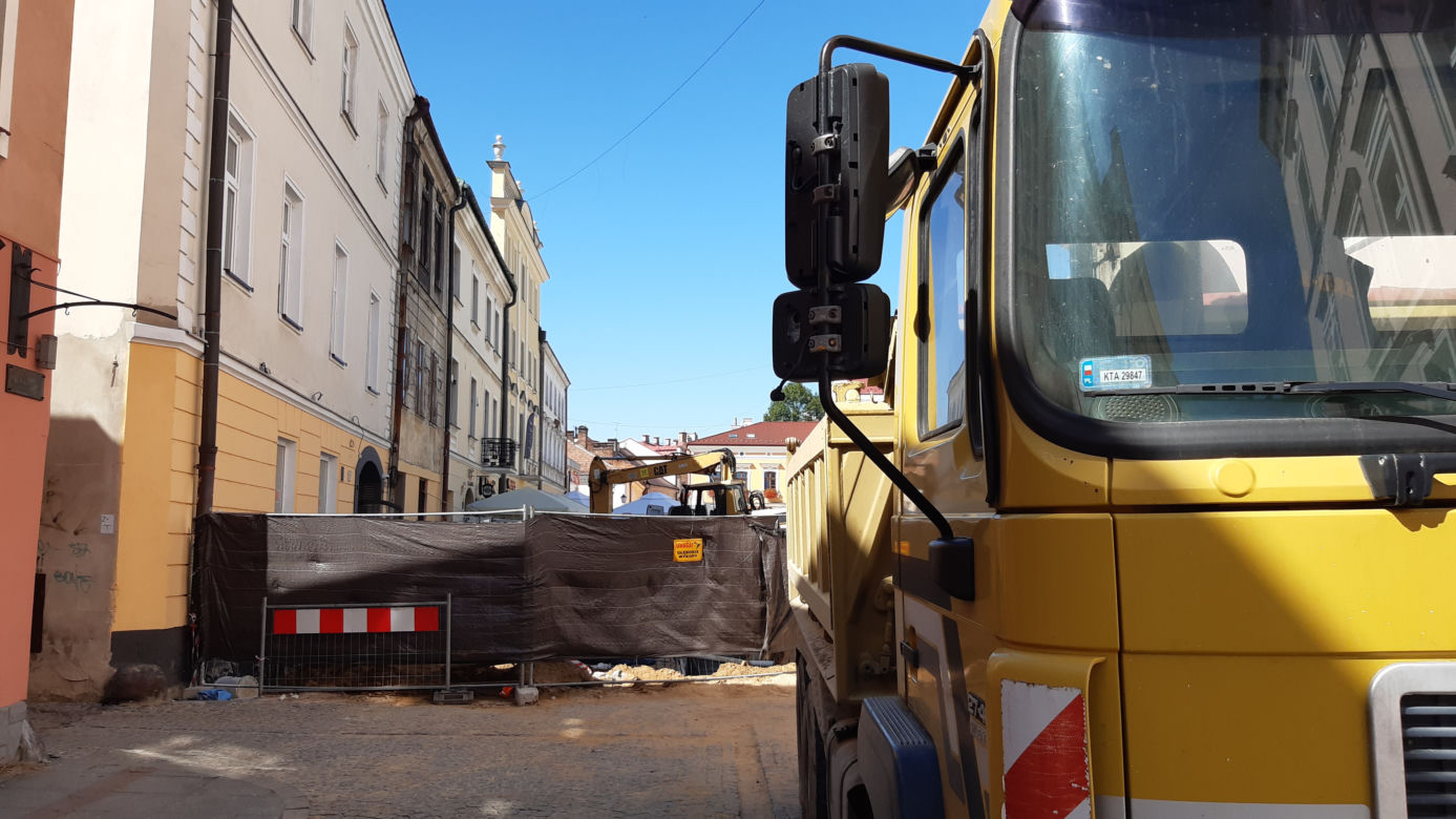 Remont Rynku w Tarnowie przedłuża się
