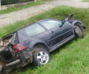 Wypadek w Trzcinicy koło Jasła