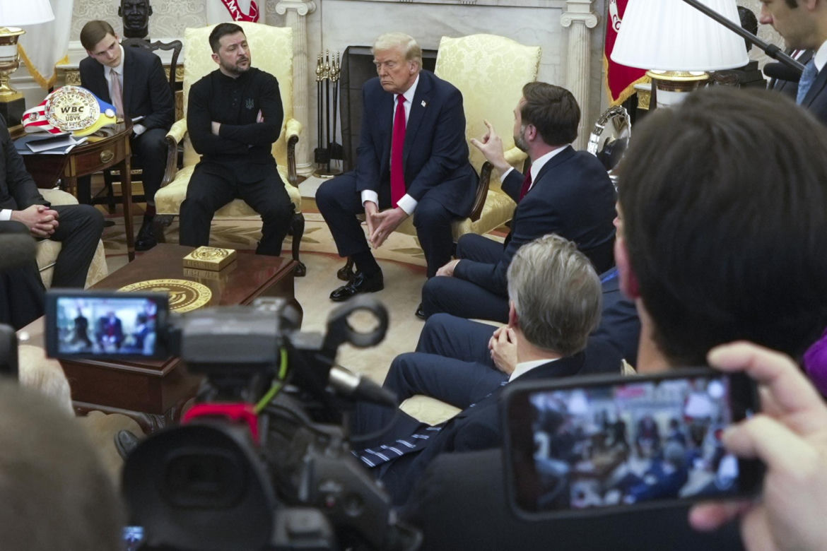 Wołodymyr Zełenski i Donald Trump. Spotkanie w Waszyngtonie 