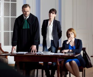 Prawo Agaty 3 sezon odc. 13. Agata Przybysz (Agnieszka Dygant), Marek Dębski (Leszek Lichota), Dorota (Daria Widawska)